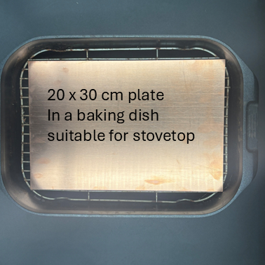 Metal plates for ecoprinting