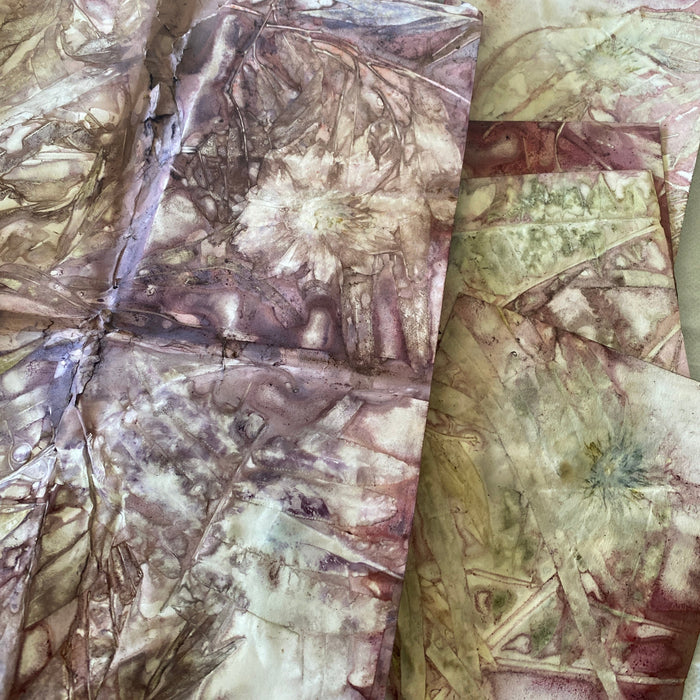 How to ecoprint sheets of photocopy paper (includes using Madder root)