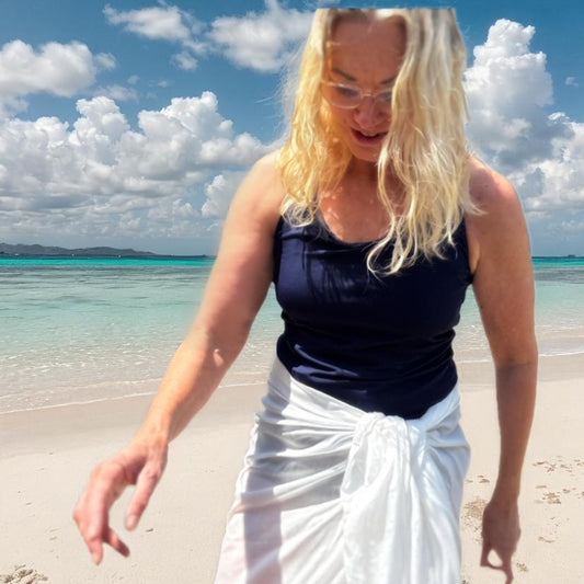 Sarong cotton silk blend