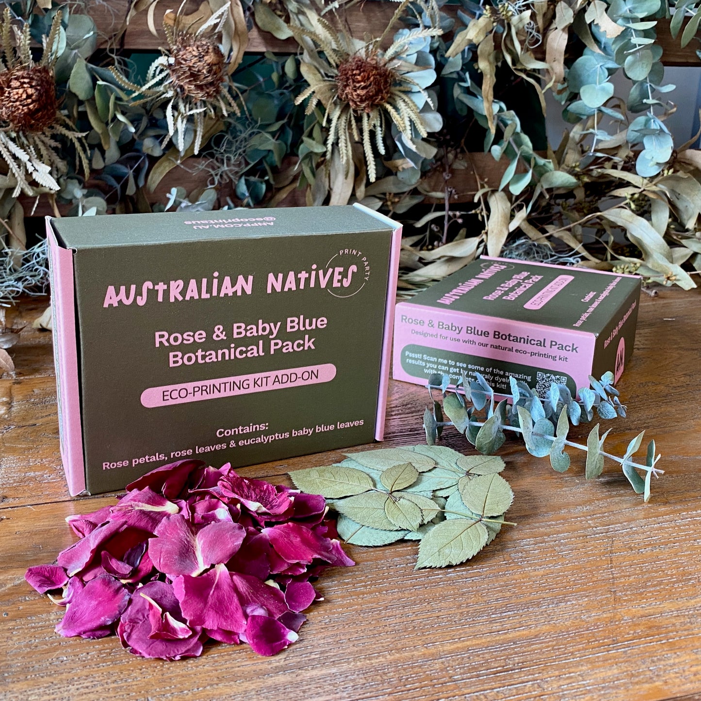 Rose & Baby Blue Botanical Pack for Eco-Printing