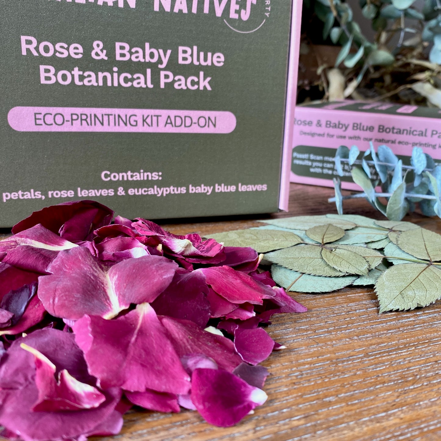 Rose & Baby Blue Botanical Pack for Eco-Printing