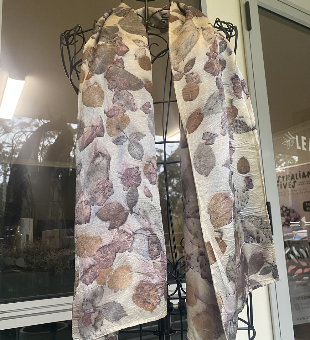 Bcpetrin Silk Scarf Rose