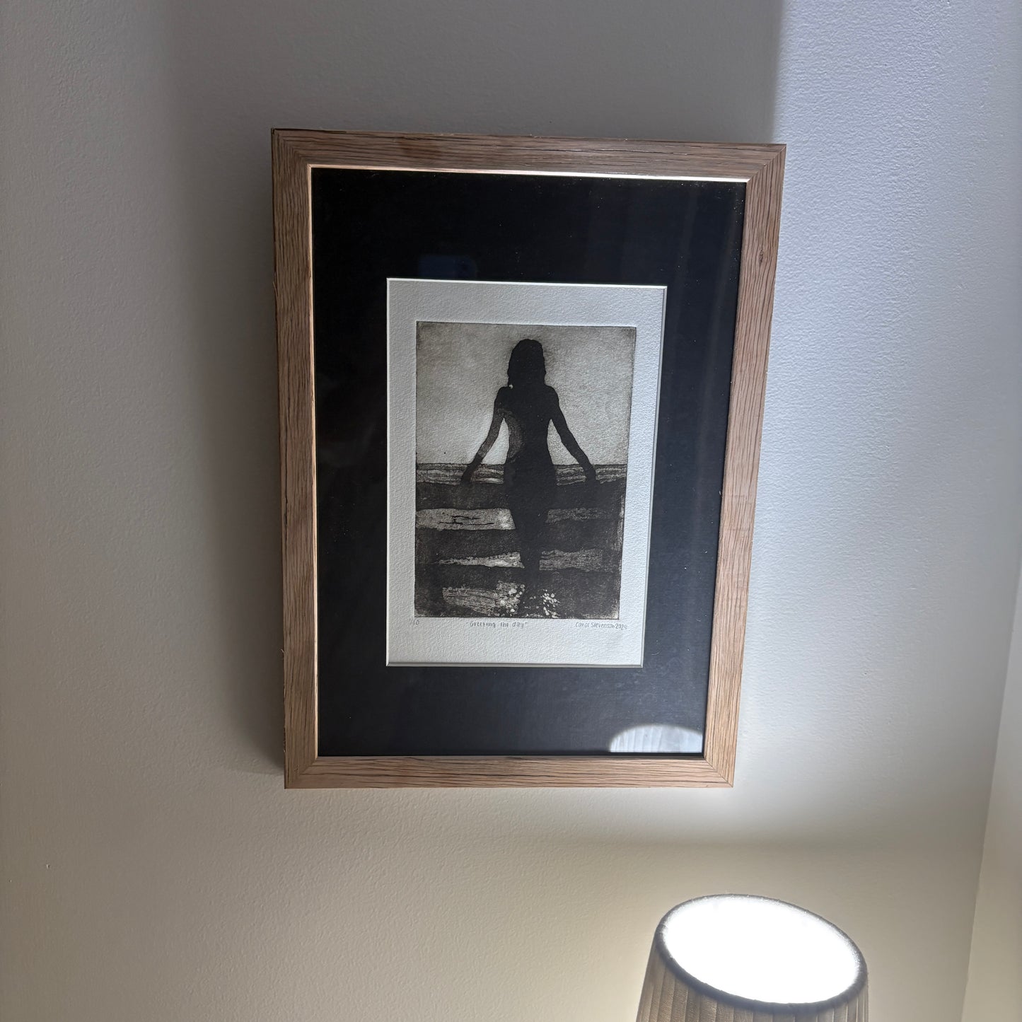 Etching 'Greeting the Day'
