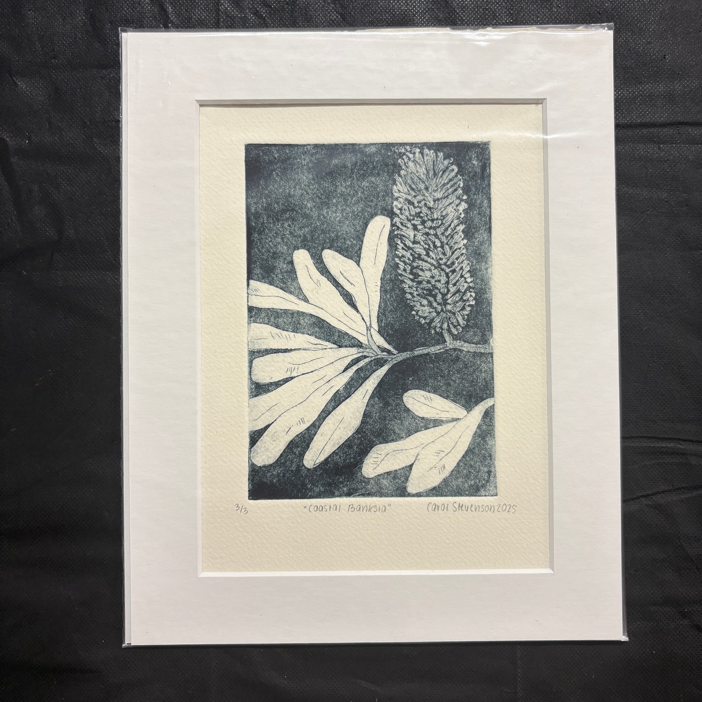 Ecoprints on watercolour paper